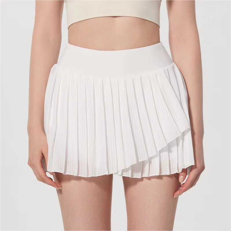 Lightweight Anti-Slip Pleated Golf Skort with Inner Shorts
