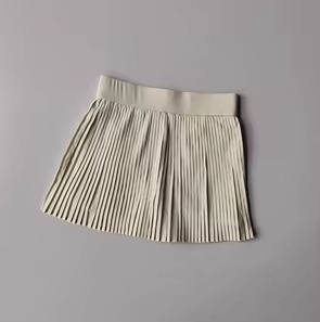 High-Waisted Summer Golf Skort with Extended Sun Coverage