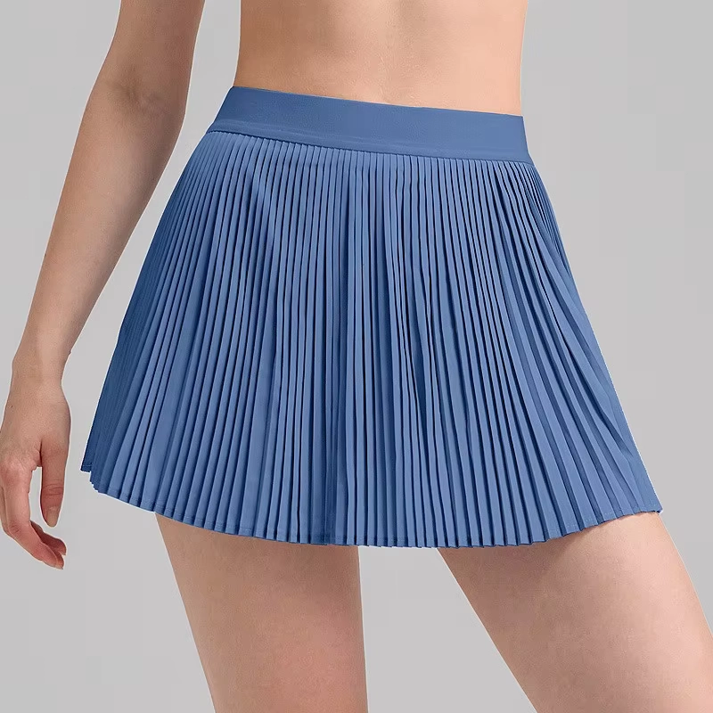 High-Waisted Summer Golf Skort with Extended Sun Coverage