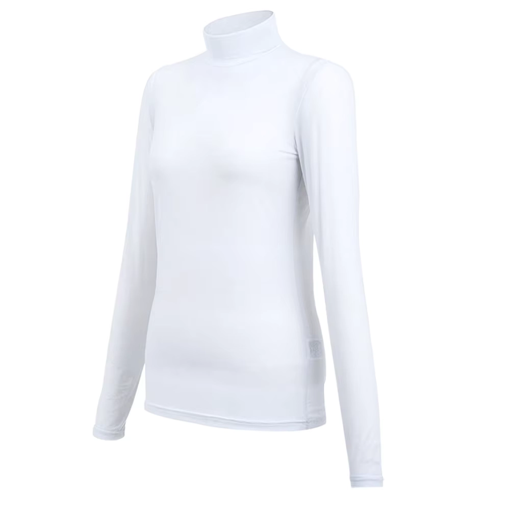 Breathable Stand-Collar Long-Sleeve Golf Top