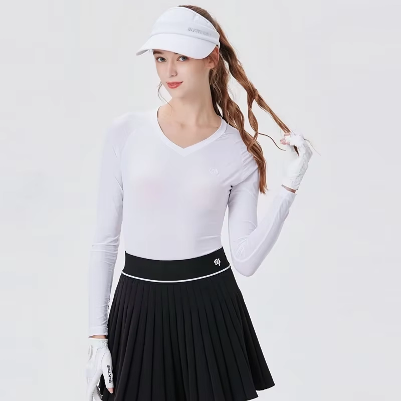 Cooling V-Neck Long-Sleeve Golf Base Layer