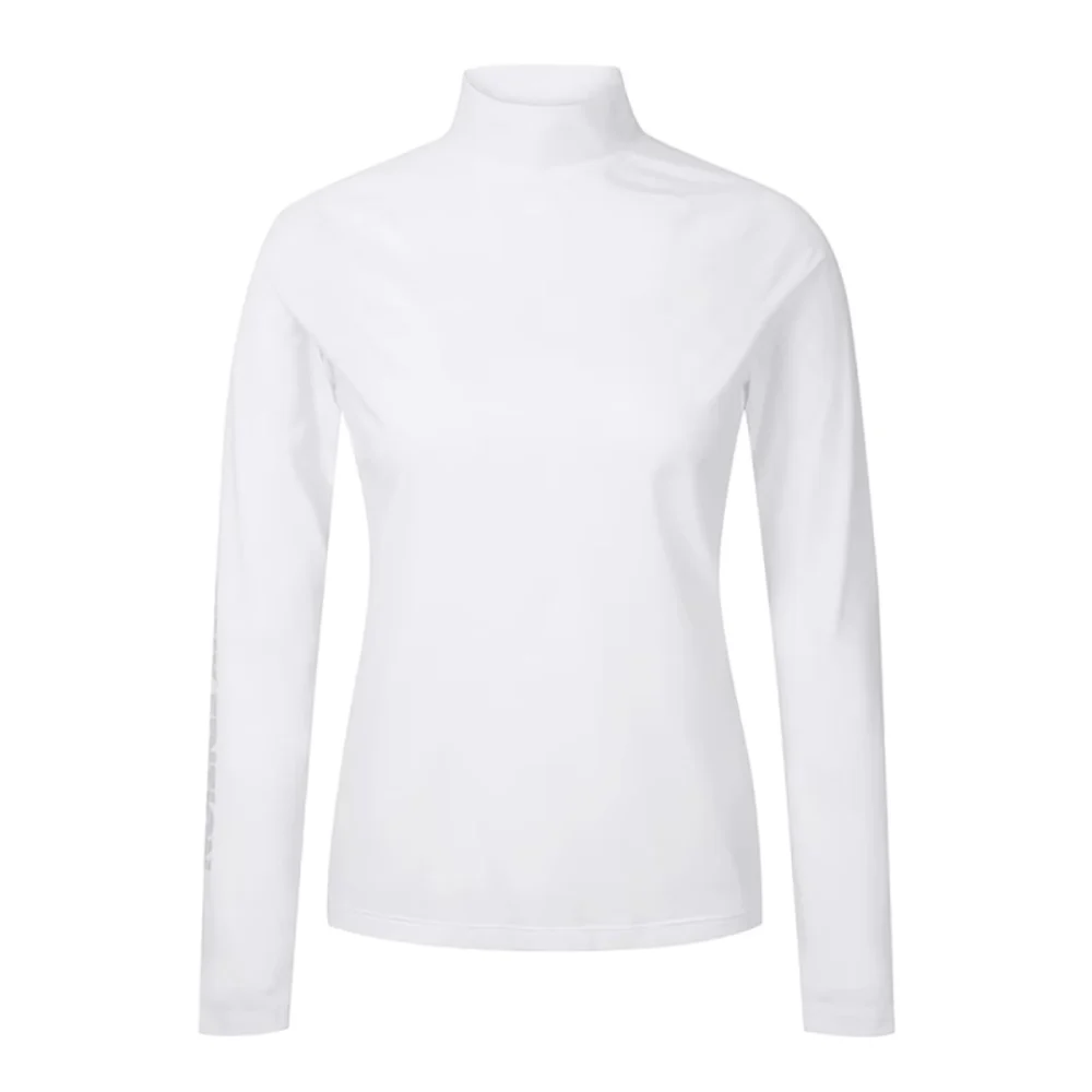 Quick-Dry O-Neck Long-Sleeve Golf Top with UV Protection