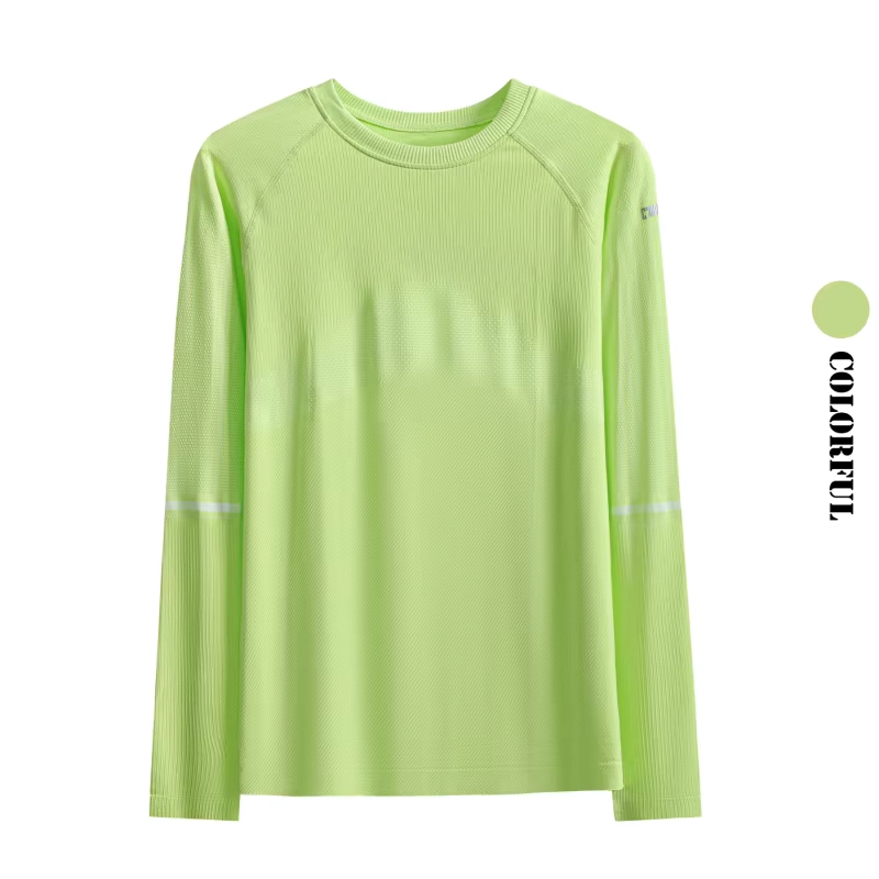 Ribbed Cropped Long-Sleeve Golf Base Layer