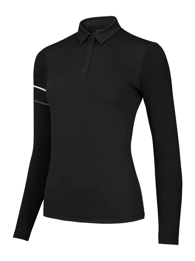 Ultra-Light Stretch Long-Sleeve Golf Polo