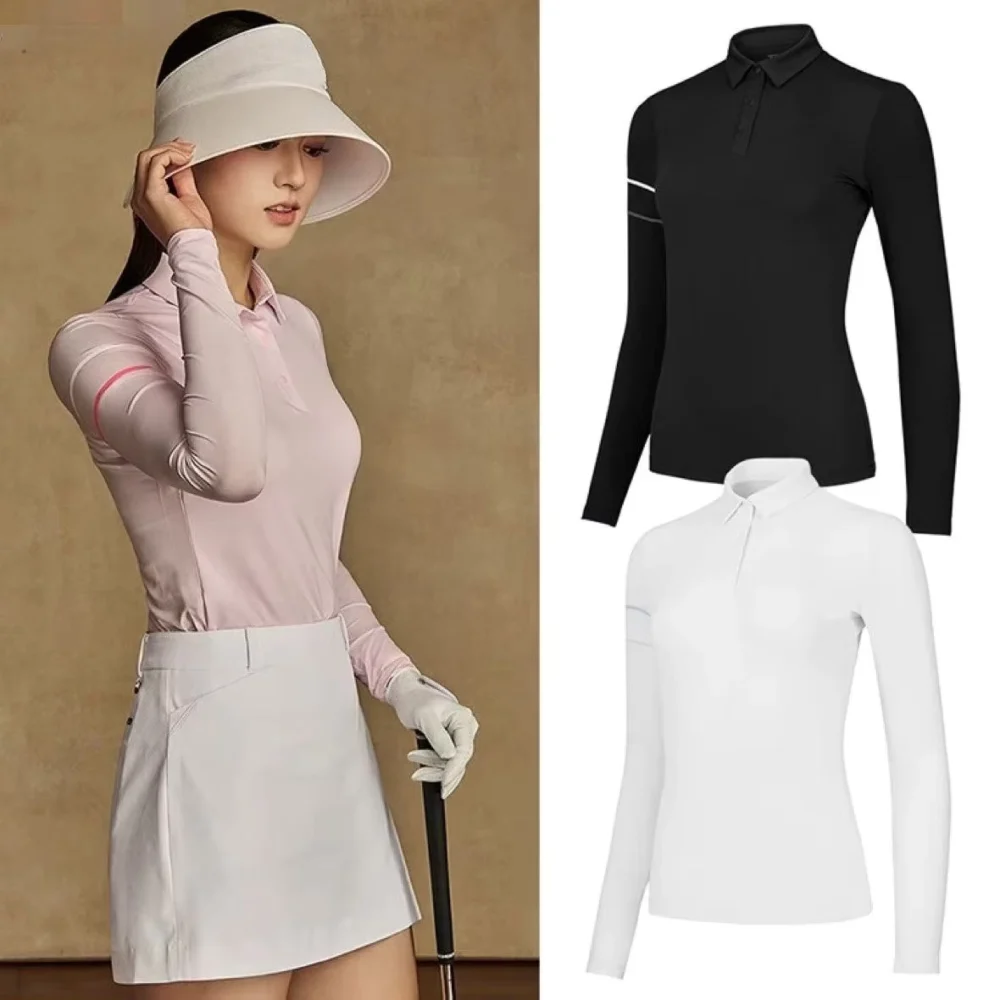 Ultra-Light Stretch Long-Sleeve Golf Polo
