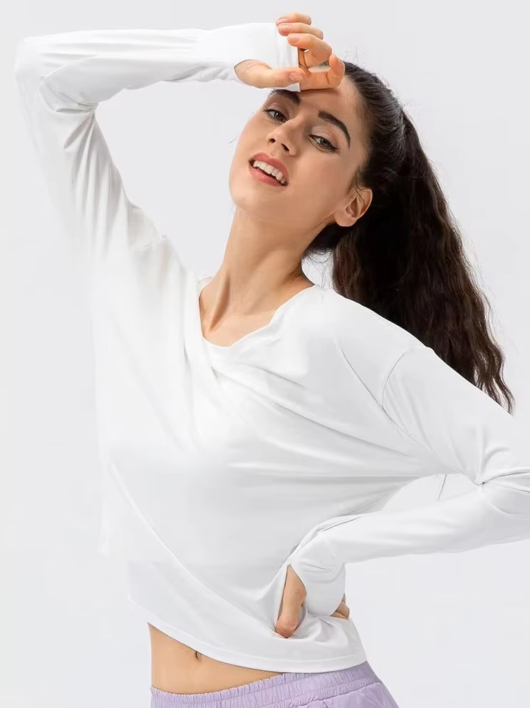 Mesh-Panel Stand-Collar Long-Sleeve Golf Top with UV Protection