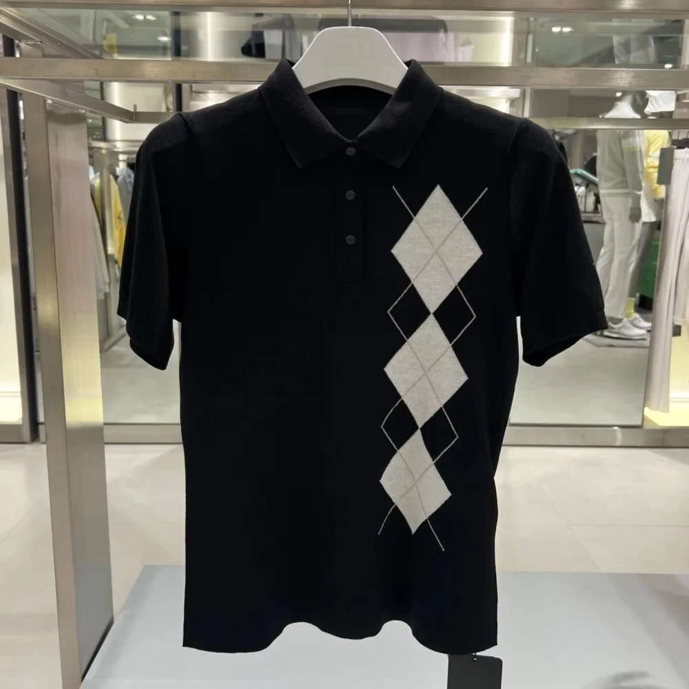 Soft Knit Short-Sleeve Golf Polo with Relaxed Fit