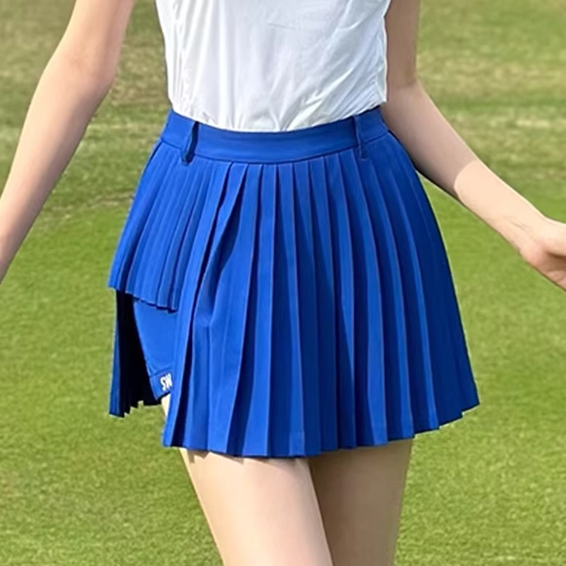 Spring-Summer Stretch Golf Skort with Built-In Shorts