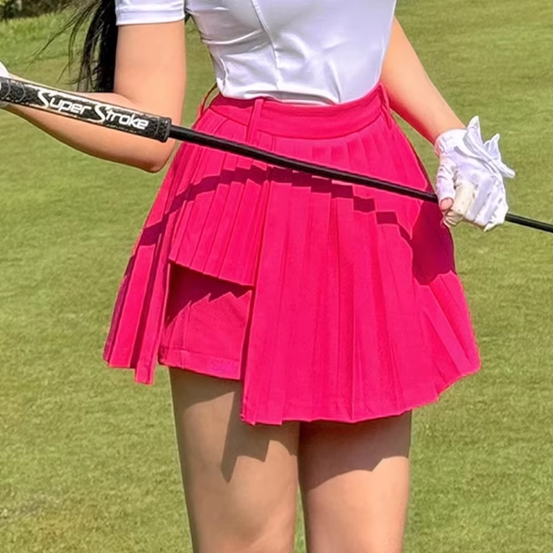 Spring-Summer Stretch Golf Skort with Built-In Shorts