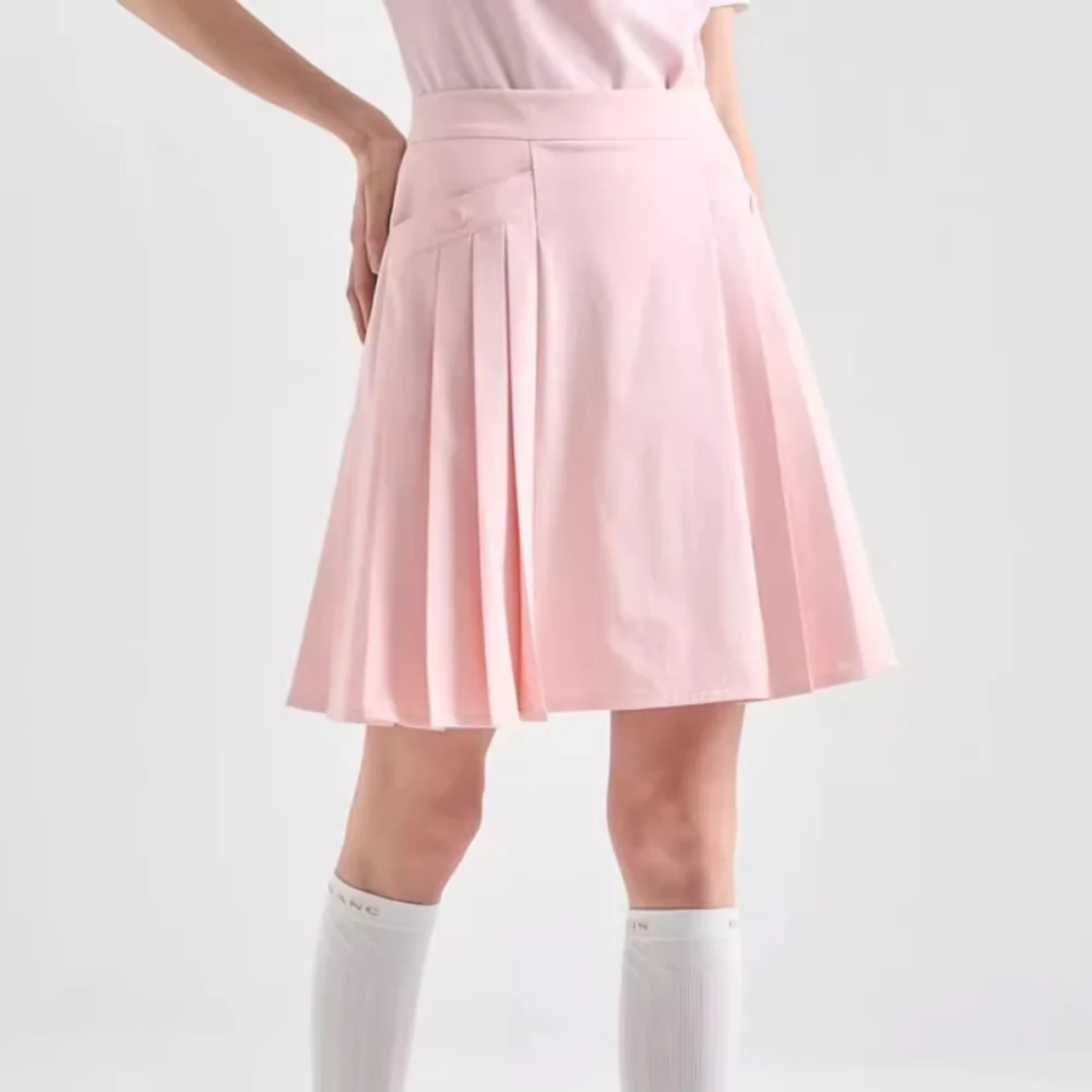 Color-Block Polo Top and Pleated Golf Skort Separates