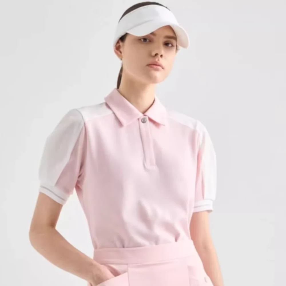 Color-Block Polo Top and Pleated Golf Skort Separates