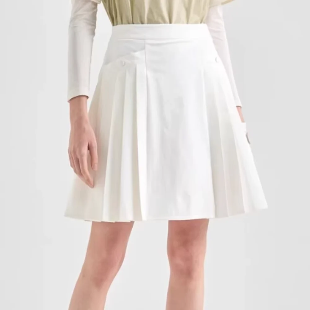 Color-Block Polo Top and Pleated Golf Skort Separates