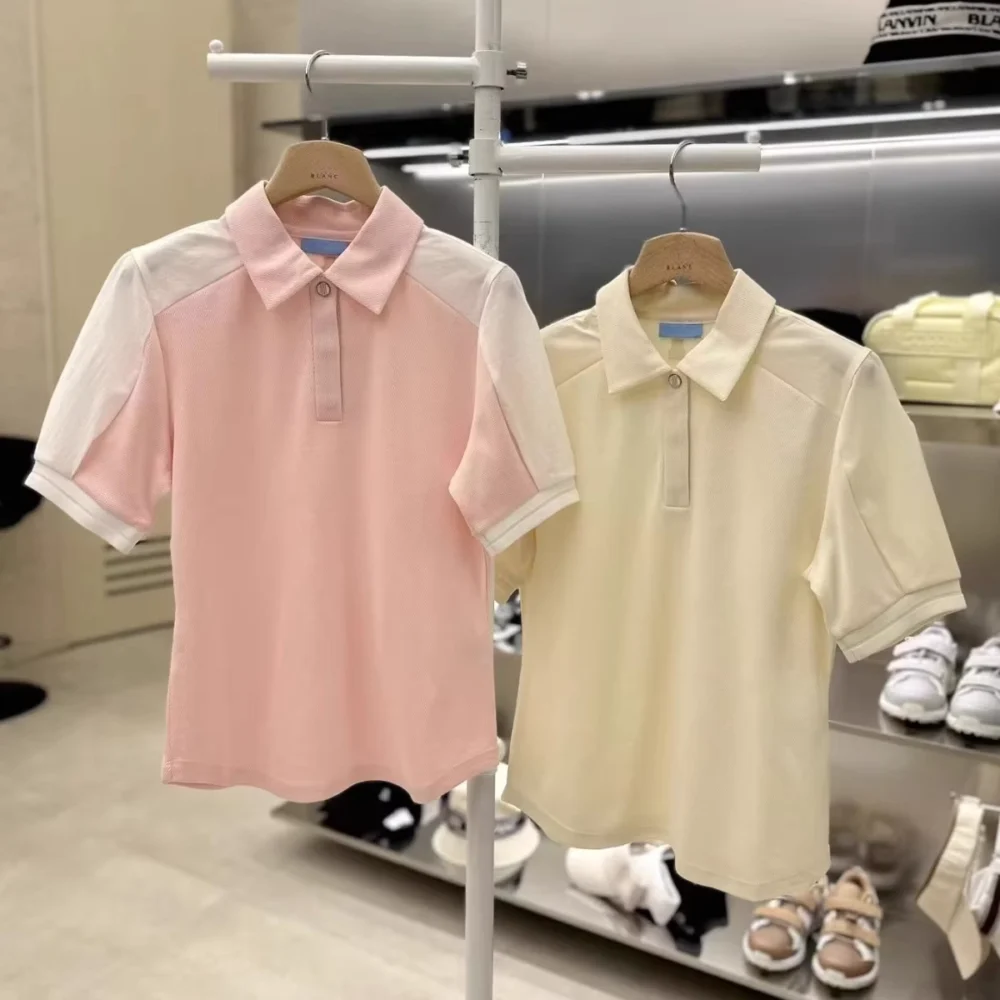 Color-Block Polo Top and Pleated Golf Skort Separates