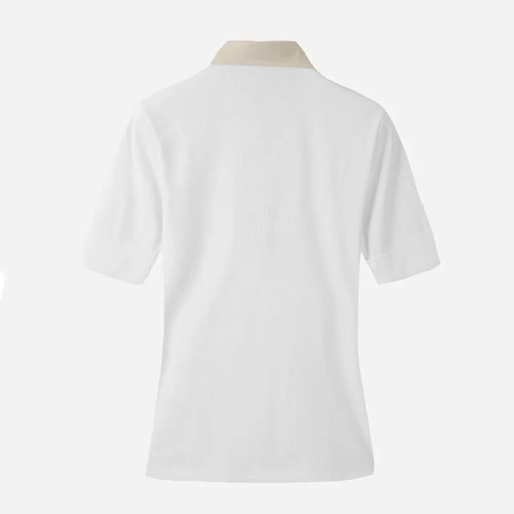 White Quick-Dry Slim Short-Sleeve Golf Polo