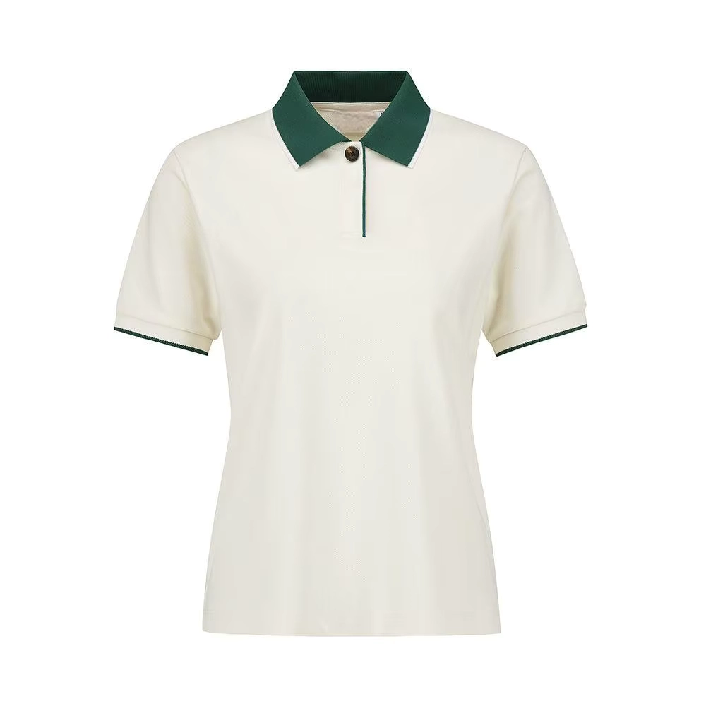 Notched-Collar Quick-Dry Short-Sleeve Golf Polo