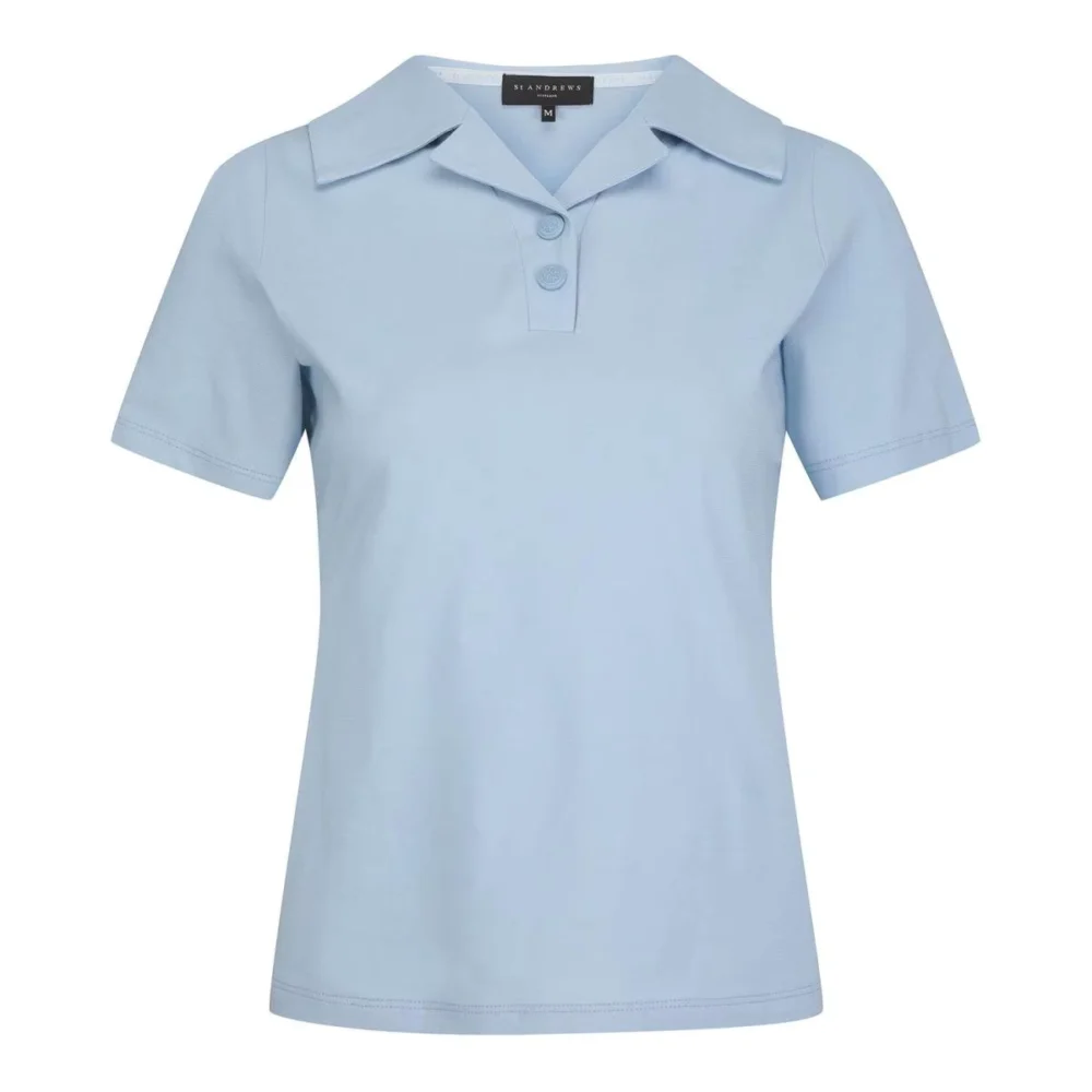 Breathable Notched-Neck Golf Polo with Sweat-Wicking Comfort