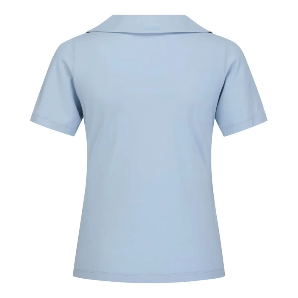 Breathable Notched-Neck Golf Polo with Sweat-Wicking Comfort