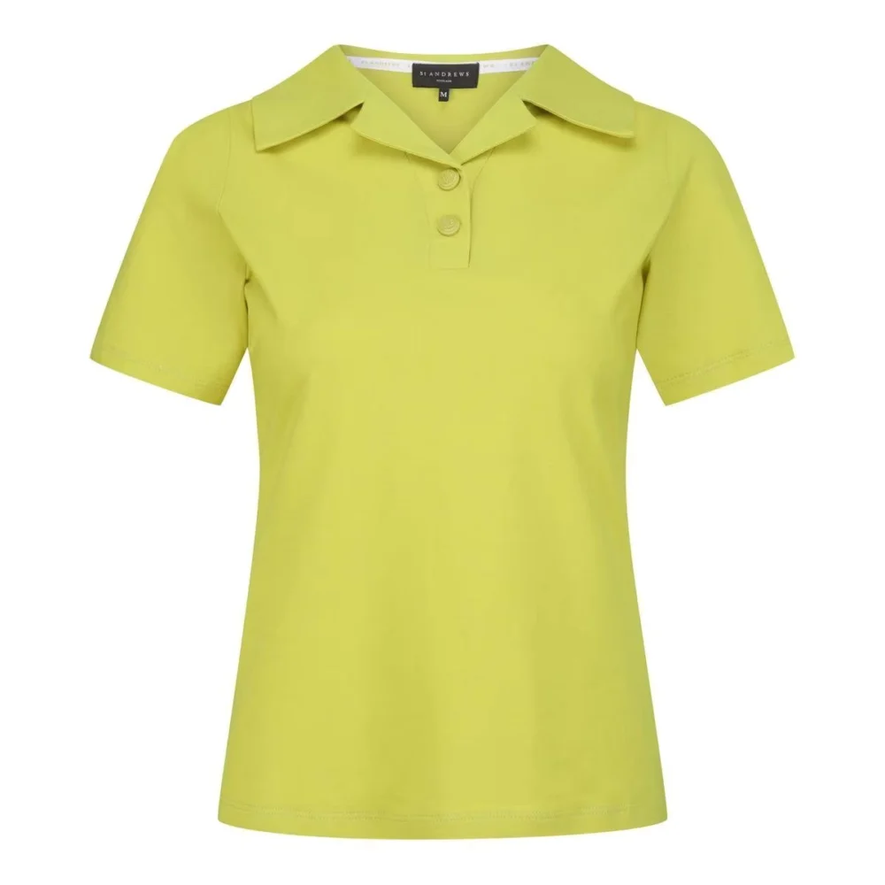 Breathable Notched-Neck Golf Polo with Sweat-Wicking Comfort
