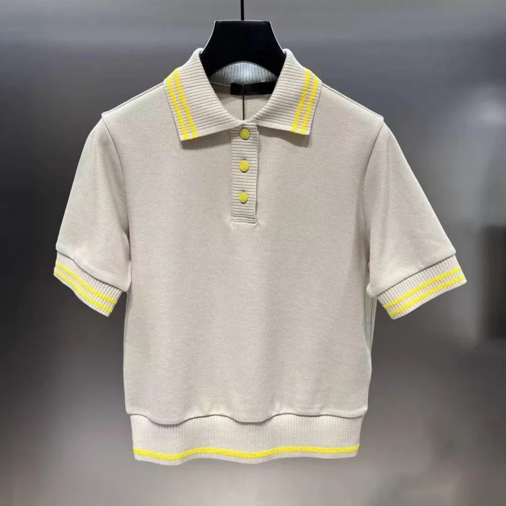 Breathable Turn-Down Collar Short-Sleeve Golf Polo