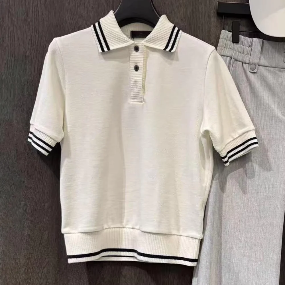 Breathable Turn-Down Collar Short-Sleeve Golf Polo