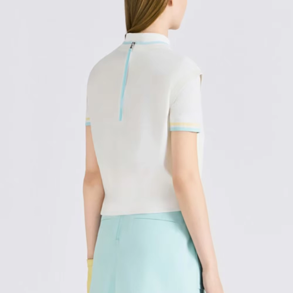 Soft Lightweight Quick-Dry Sleeveless Golf Polo with Breathable Comfort