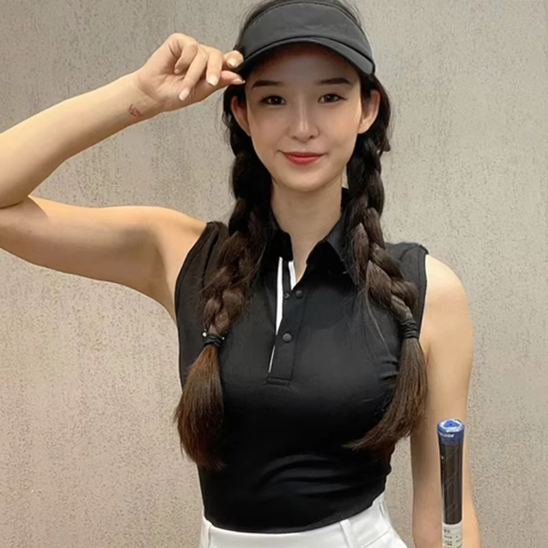 Breathable Sleeveless Golf Top and Short Skirt Separates