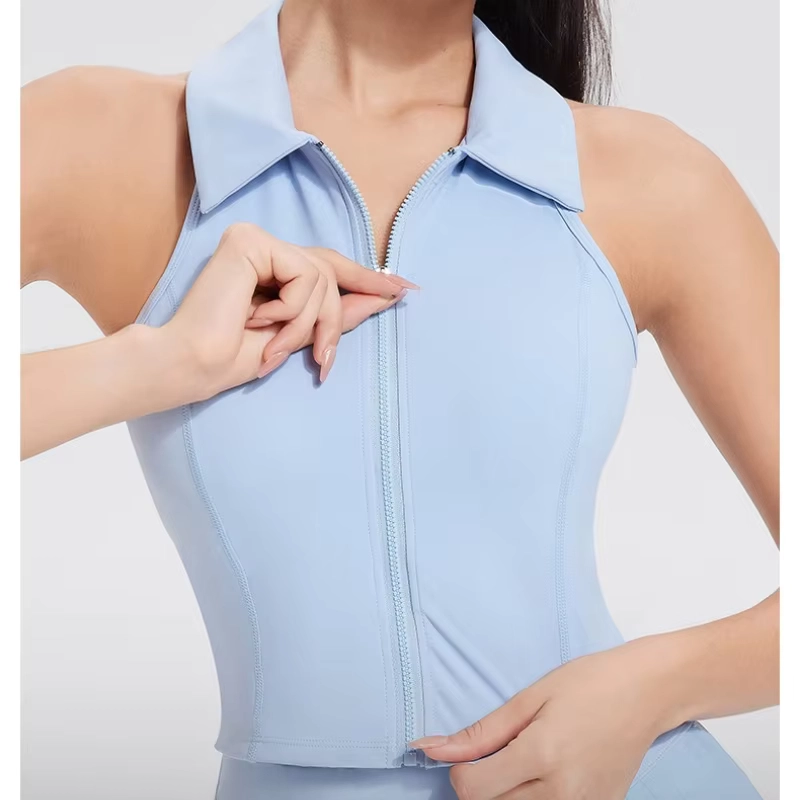 Breathable Built-In Bra Tank and High-Waisted Pleated Golf Skort Set
