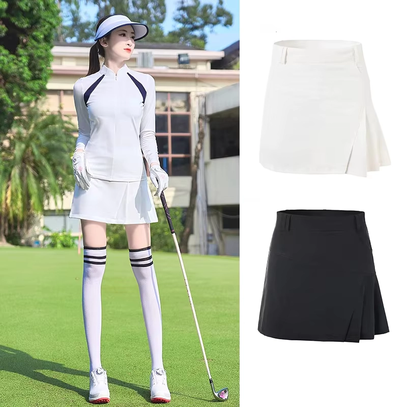 Skort da golf dritto slim fit con pantaloncini interni leggeri
