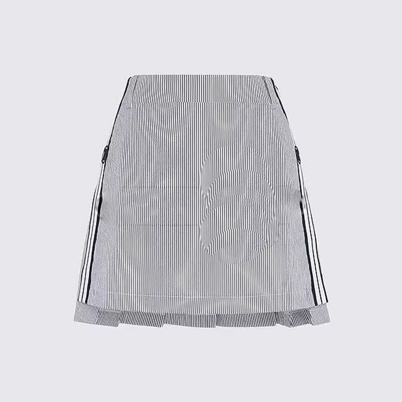 Lightweight Color-Block Straight Golf Skort