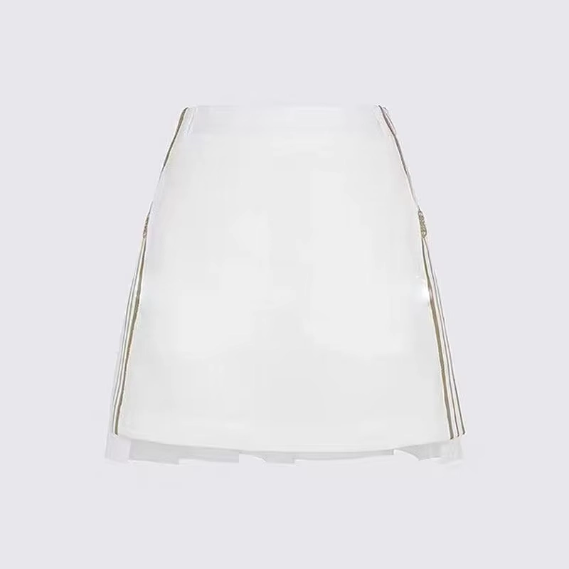 Lightweight Color-Block Straight Golf Skort